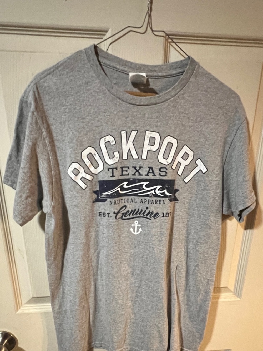 Rockport Gray Short-Sleeve Graphic Crewneck Tee